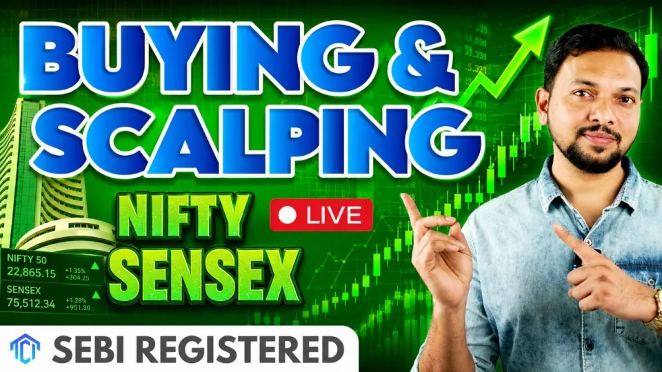 Live Trading Nifty BankNifty and SENSEX With Option Buying